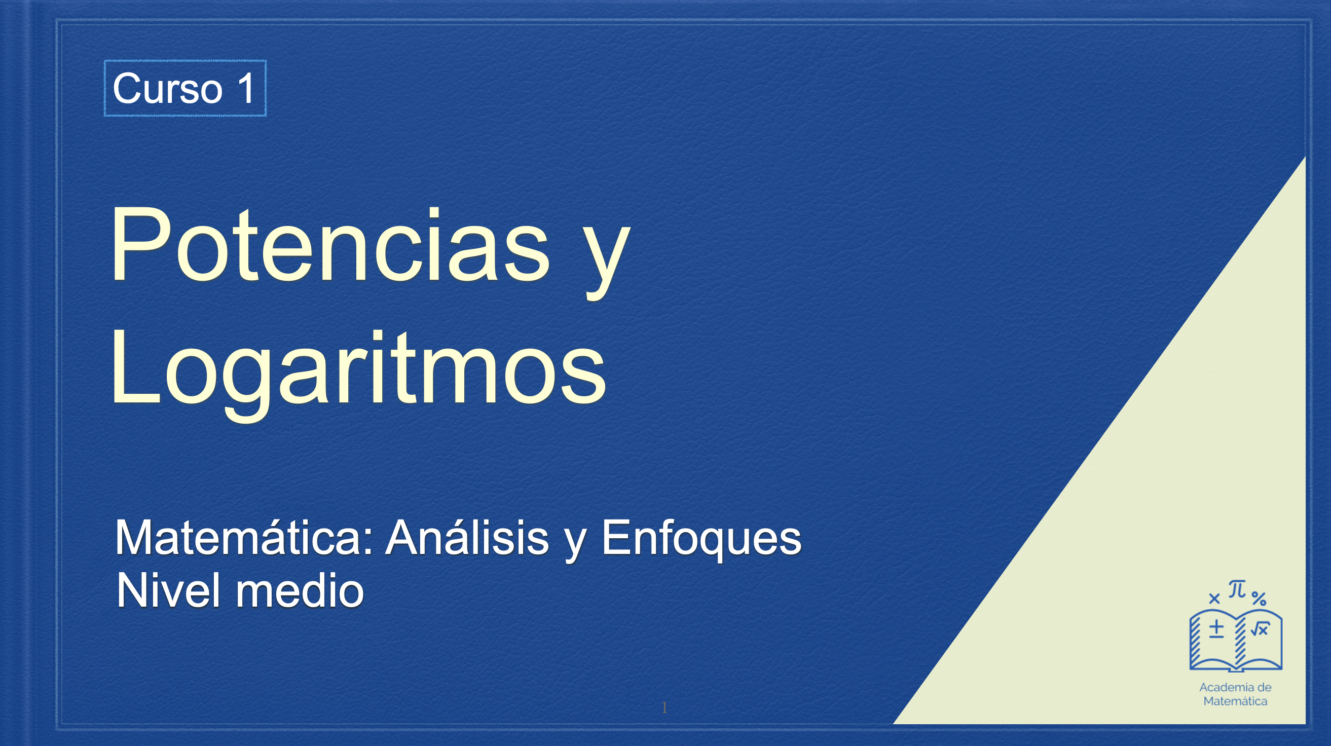 MAE 1 Potencias y Logaritmos