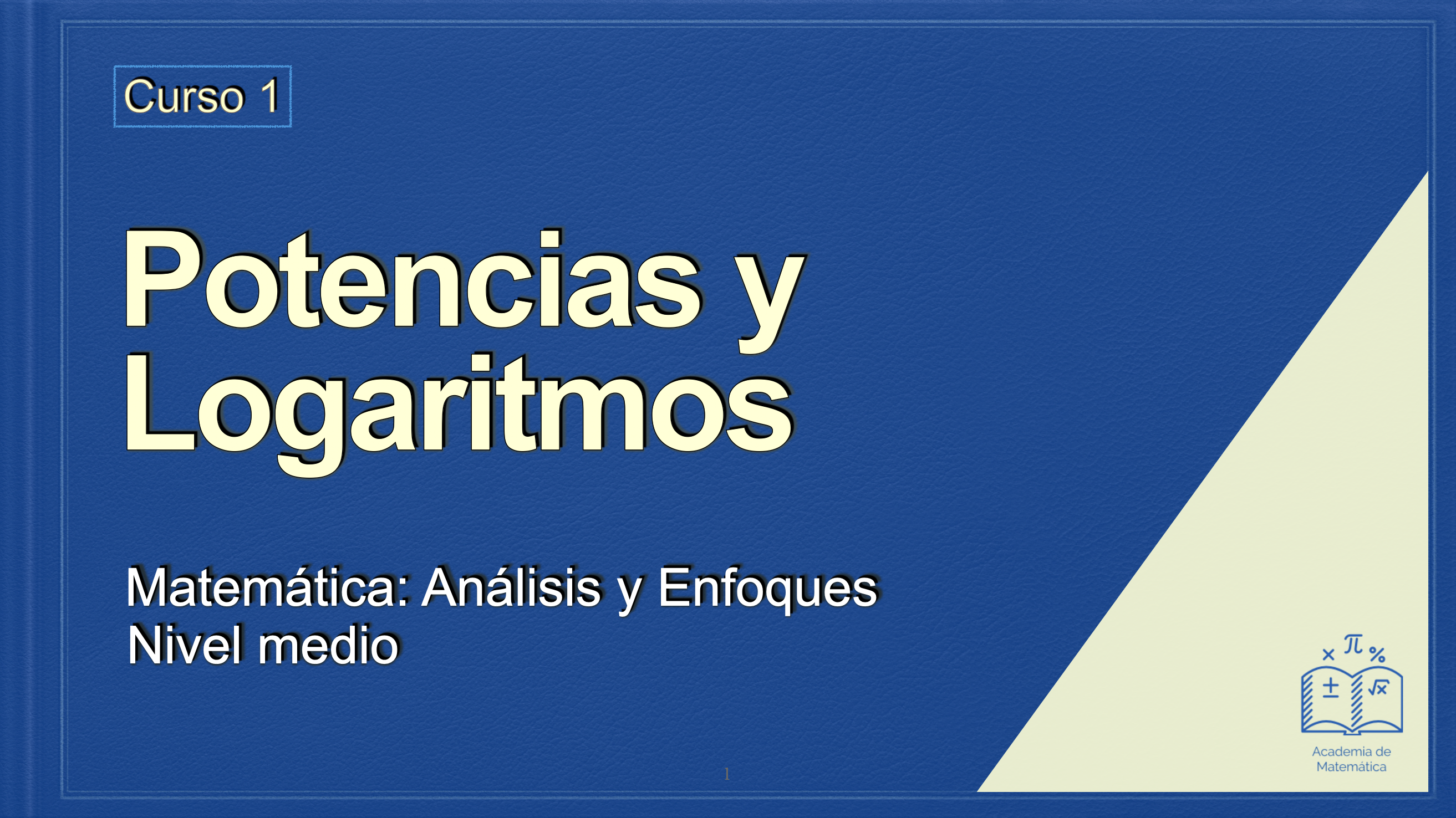 MAE 1 Potencias y Logaritmos